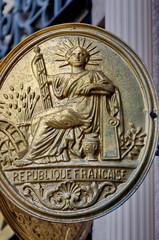 Plaque R&eacute;publique Fran&ccedil;aise