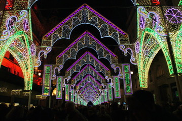 Fête des lumières à Lyon.