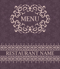 Vintage background. Can be used as a restaurant menu