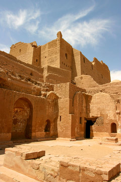Old fortification in the desert of Aswan, Egypt