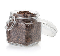 coffee beans on white background