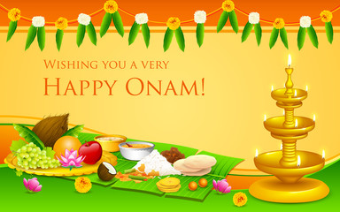 Fototapeta premium Onam Feast