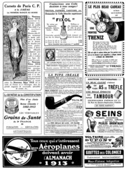Vintage advertising circa 1913