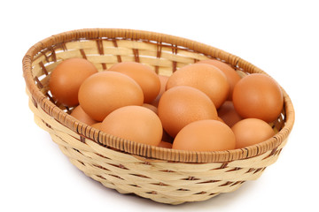 Some eggs in the basket