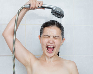 Young woman bathing © Andrey Popov