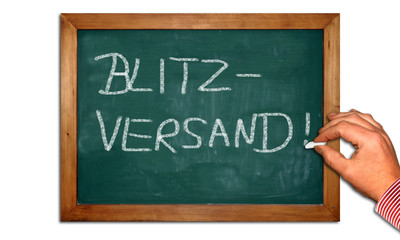 Kreidetafel II - Blitzversand