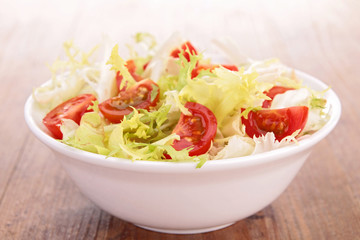 lettuce and tomato