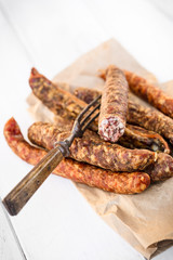 Traditional german sausages