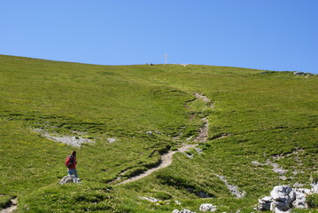 Dent de Crolles dans le massif de la Chartreuse.