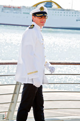 courageous captain sea ship