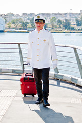 courageous captain sea ship