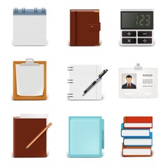 blank document vector icon set