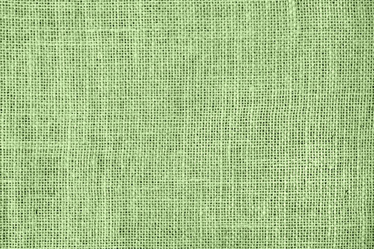 Green Burlap texture background