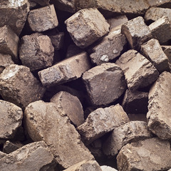 peat briquettes