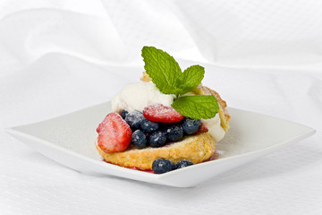 Strawberry and Blueberry Shortcake