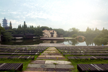 Ancient theater on the water - Wuzhen - China