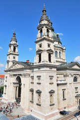 Fototapeta na wymiar Budapest, Hungary. St. Stephen's Basilica