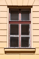 Fototapeta na wymiar Old window in Szeged, Hungary