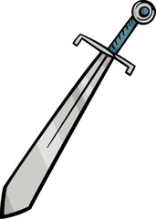 sword clip art cartoon illustration
