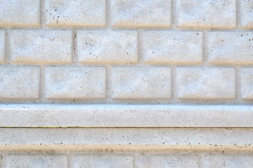 fragment of the painted stone wall