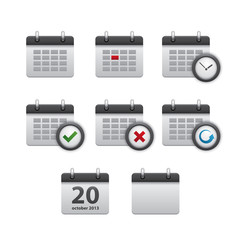 Calendar icons