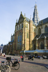 Naklejka premium St bavo church or 