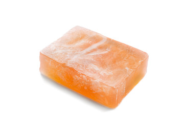 Piece of orange soap
