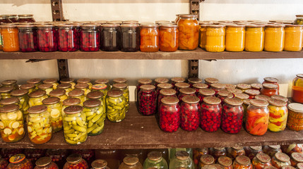House preservation of vegetables and fruit