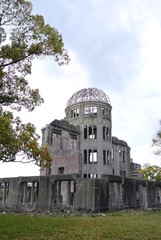 Hiroshima Atomic Bomb Dome, the world heritage site in Japan