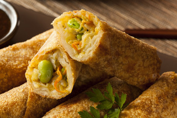 Homemade Chinese Vegetable EggRolls