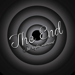 Obraz premium the end label