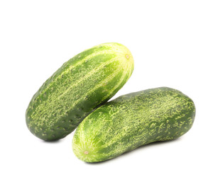 Two cucumbers.