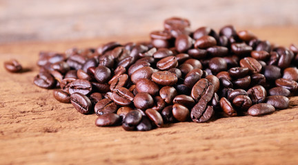 Still life Arabica coffee beans