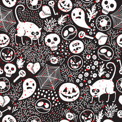 Materiał do szycia Wesołego halloween!