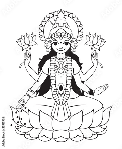 "Goddess Lakshmi" Stock image and royalty-free vector files on Fotolia