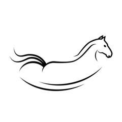 Pferd - Zeichen / Logo
