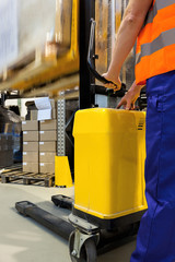 Working with forklift © Photographee.eu