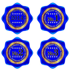 2014　1　2　3　メダル