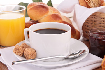 coffee cup and pastries