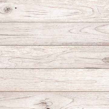 Fototapeta White Wood plank brown texture background