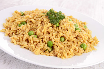 rice and pea