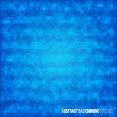 Blue modern geometrical abstract background