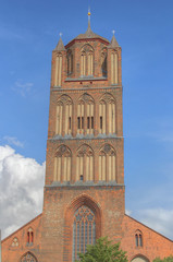Fototapeta na wymiar Kościół św Jakuba w Stralsundzie (HDR)