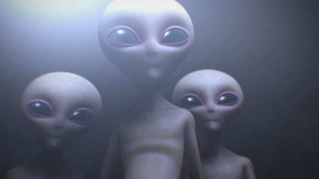 Aliens  3d animation