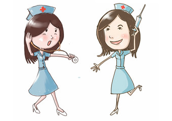 Nurse in uniform