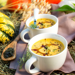 Kürbissuppe