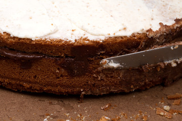 Cake, chocolate and sugar