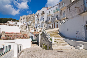 Fototapeta premium Alleyway. Monte Sant'Angelo. Puglia. Italy.