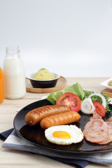 breakfast on the table