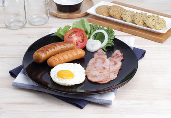breakfast on the table